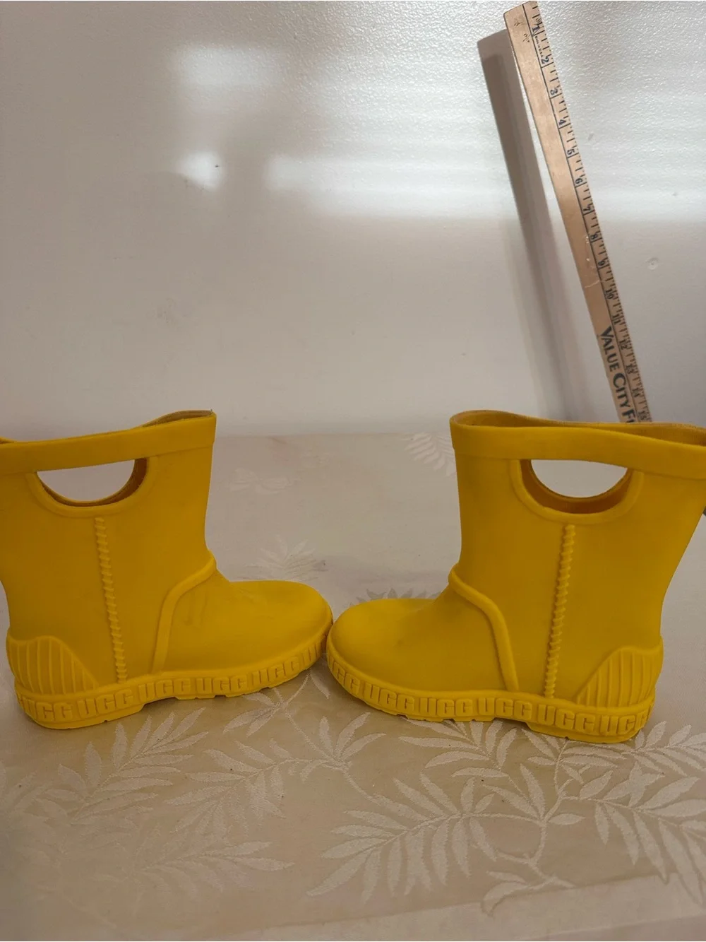 UGG Kids Yellow Rain Boots